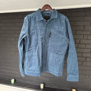 [NWT] Banana Republic blue corduroy shirt jacket/shacket, large